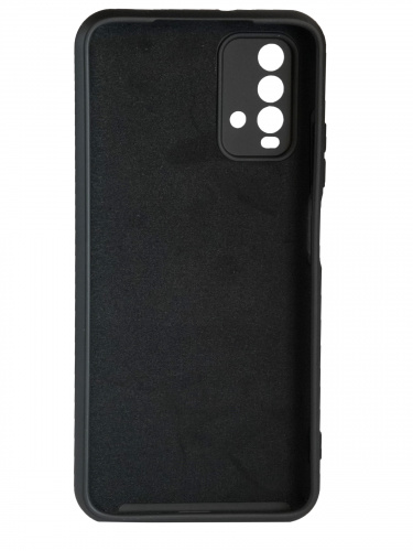 Накладка задняя для XIAOMI Redmi 9T, Soft Touch, 2 мм, силикон, цвет: черный