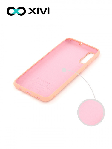 Накладка задняя Xivi для SAMSUNG Galaxy A50 A30S A50S, Silicon Case, силикон, матовая, №39, цвет бежевый 2