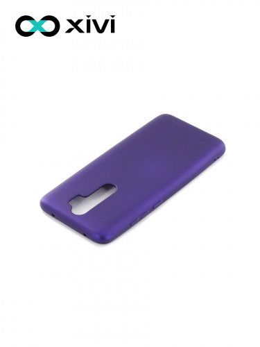 Накладка задняя Xivi для XIAOMI REDMI NOTE 8 PRO, Silicon Case, силикон, матовая, №17, цвет фиолетовый 4