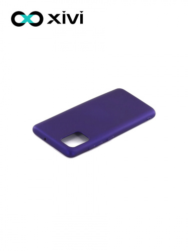 Накладка задняя Xivi для SAMSUNG Galaxy A51 5G, Silicon Case, силикон, матовая, №17, цвет фиолетовый 4