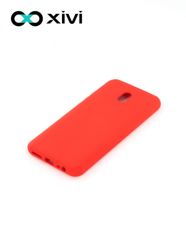 Накладка задняя Xivi для XIAOMI REDMI 8A, Silicon Case, силикон, матовая, №4, цвет морковный 3