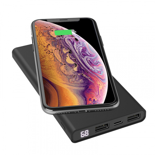 hoco-j37-wisdom-wireless-charging-mobile-power-bank-10000-mah-ports