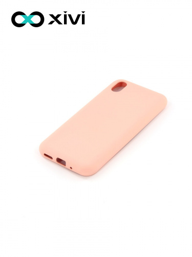 Накладка задняя Xivi для HUAWEI Y5 (2019) 8S, Silicon Case, силикон, матовая, №39, цвет бежевый 3