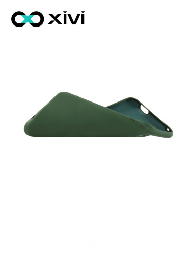 Накладка задняя Xivi для HUAWEI Y9 PRIME P SMART Z, Silicon Case, силикон, матовая, №59, цвет темно-зеленый 6