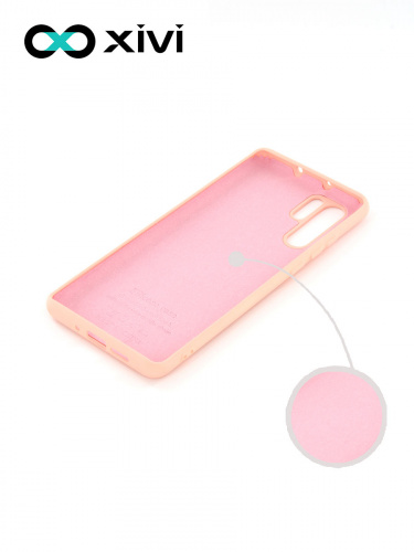 Накладка задняя Xivi для HUAWEI P30 Pro, Silicon Case, силикон, матовая, №30, цвет розовый 2