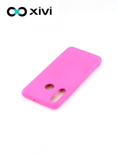 Накладка задняя Xivi для HUAWEI P30 Lite Nova 4E, Silicon Case, силикон, матовая, №33, цвет розовый 4