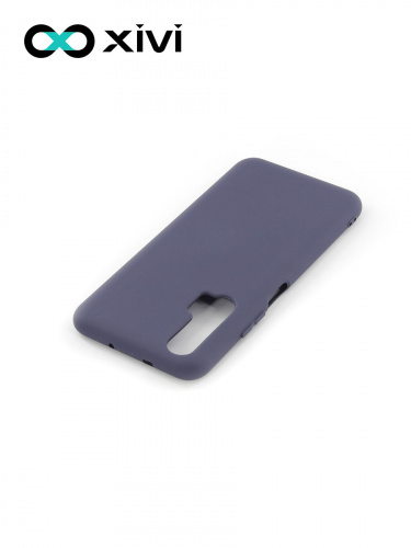 Накладка задняя Xivi для HUAWEI HONOR 20 PRO, Silicon Case, силикон, матовая, №2, цвет индиго, тёмный 4