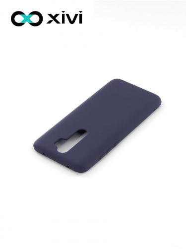 Накладка задняя Xivi для XIAOMI REDMI NOTE 8 PRO, Silicon Case, силикон, матовая, №2, цвет индиго, тёмный 4