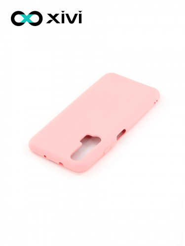 Накладка задняя Xivi для HUAWEI HONOR 20 PRO, Silicon Case, силикон, матовая, №19, цвет розовый 4