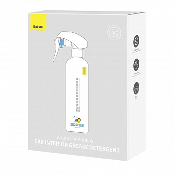 Моющее средство для салона Baseus, CRYH000002, Auto-care, пластик, спрей, 300мл, белый