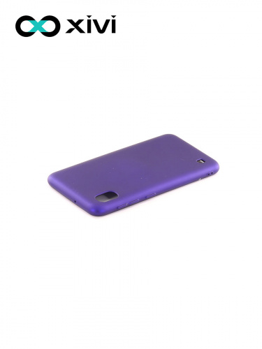 Накладка задняя Xivi для SAMSUNG Galaxy A10 A105, Silicon Case, силикон, матовая, №17, цвет фиолетовый 4