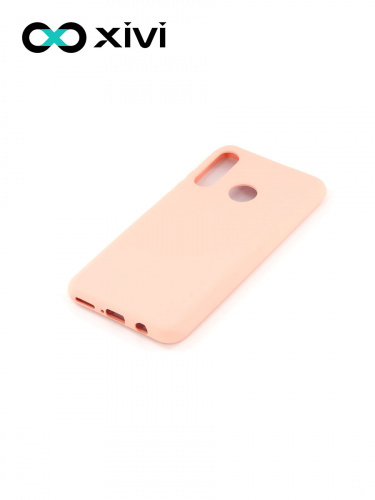 Накладка задняя Xivi для HUAWEI P30 Lite Nova 4E, Silicon Case, силикон, матовая, №30, цвет розовый 3