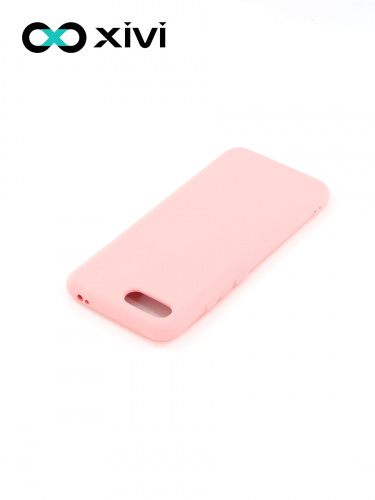 Накладка задняя Xivi для HUAWEI Honor 10, Silicon Case, силикон, матовая, №19, цвет розовый 4
