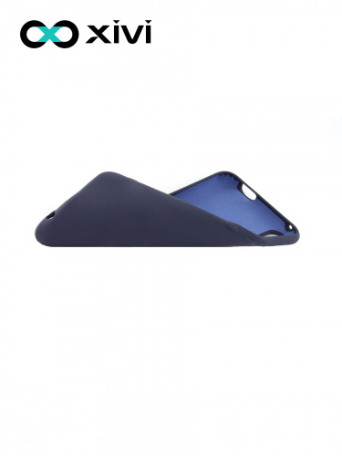 Накладка задняя Xivi для HUAWEI Y9 PRIME P SMART Z, Silicon Case, силикон, матовая, №2, цвет индиго, тёмный 6