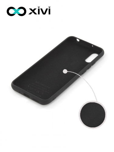 Накладка задняя Xivi для XIAOMI Redmi 9A, Silicon Case, силикон, матовая, №1, цвет чёрный 2