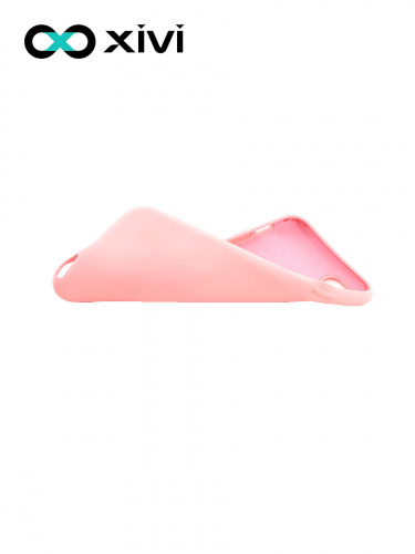 Накладка задняя Xivi для APPLE iPhone 7 8 SE2, Silicon Case, силикон, матовая, №30, цвет розовый 6