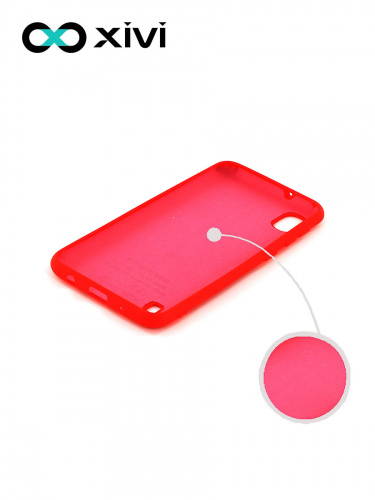 Накладка задняя Xivi для SAMSUNG Galaxy A10 A105, Silicon Case, силикон, матовая, №4, цвет морковный 2