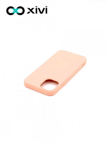 Накладка задняя Xivi для APPLE iPhone 12 5.4, Silicon Case, силикон, матовая, №39, цвет бежевый 4