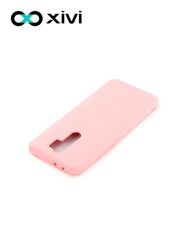 Накладка задняя Xivi для XIAOMI Redmi 9, Silicon Case, силикон, матовая, №19, цвет розовый 4