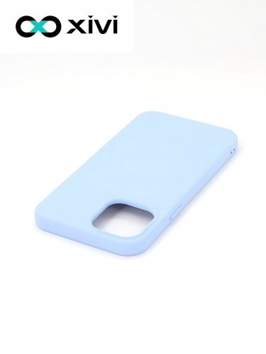 Накладка задняя Xivi для APPLE iPhone 12 6.1 6.1 Pro, Silicon Case, силикон, матовая, №42, цвет сиреневый 4