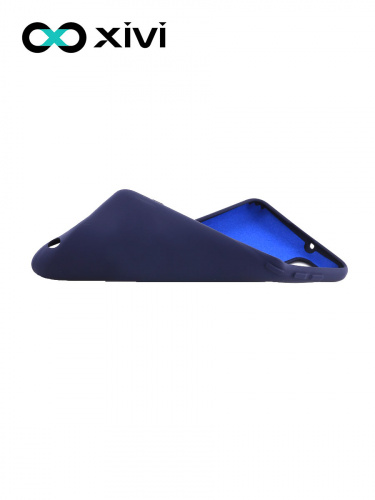 Накладка задняя Xivi для SAMSUNG Galaxy A41, Silicon Case, силикон, матовая, №2, цвет индиго, тёмный 6