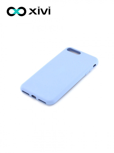 Накладка задняя Xivi для APPLE iPhone 7 8 Plus, Silicon Case, силикон, матовая, №42, цвет сиреневый 3