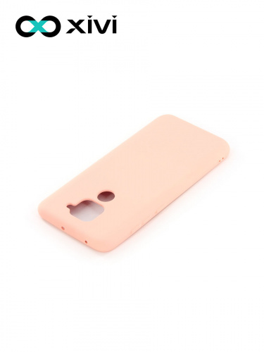 Накладка задняя Xivi для XIAOMI REDMI NOTE 9, Silicon Case, силикон, матовая, №30, цвет розовый 4