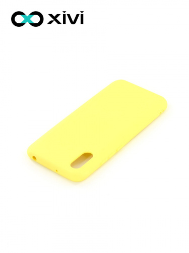 Накладка задняя Xivi для XIAOMI Redmi 9A, Silicon Case, силикон, матовая, №41, цвет жёлтый 4