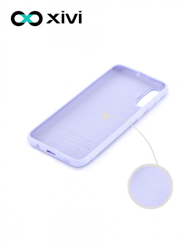 Накладка задняя Xivi для SAMSUNG Galaxy A50 A30S A50S, Silicon Case, силикон, матовая, №11, цвет лавандовый 2