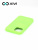 Накладка задняя Xivi для APPLE iPhone 12 6.1 6.1 Pro, Silicon Case, силикон, матовая, №61, цвет салатовый 4