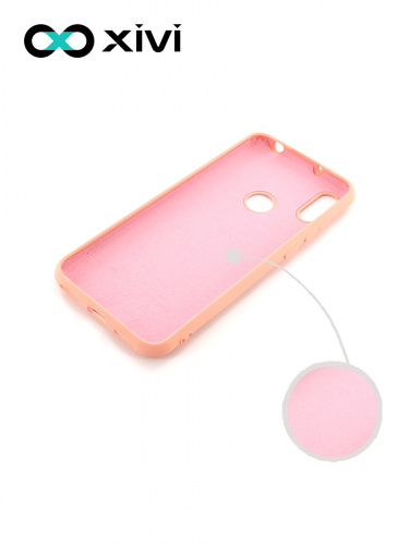 Накладка задняя Xivi для HUAWEI Y6 PRIME 2019 Y6S, Silicon Case, силикон, матовая, №30, цвет розовый 2