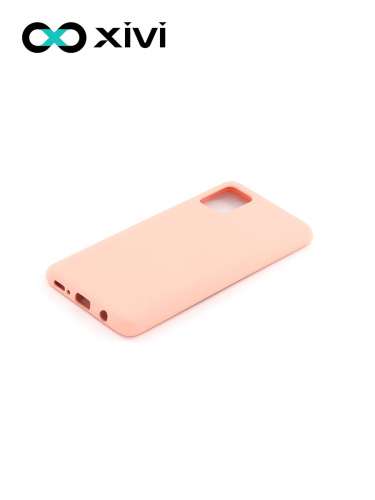 Накладка задняя Xivi для SAMSUNG Galaxy A51 5G, Silicon Case, силикон, матовая, №30, цвет розовый 3