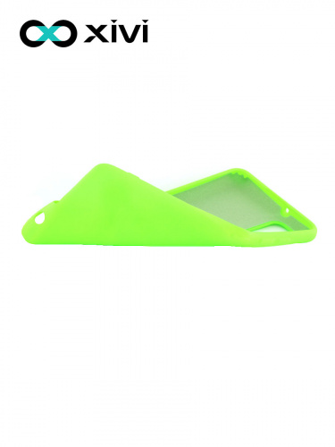 Накладка задняя Xivi для SAMSUNG Galaxy A41, Silicon Case, силикон, матовая, №61, цвет салатовый 6