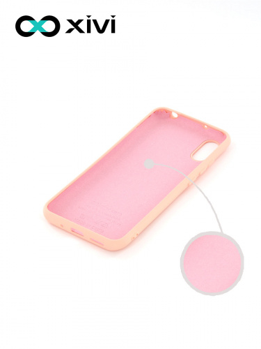Накладка задняя Xivi для XIAOMI Redmi 9A, Silicon Case, силикон, матовая, №30, цвет розовый 2