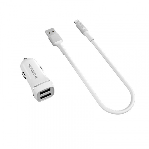 borofone-bz2-joyroad-dual-usb-port-car-charger-set-with-lightning-cable-plug