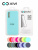 Накладка задняя Xivi для HUAWEI Y8P 2020 P SMART S, Silicon Case, силикон, матовая, №8, цвет голубой 5