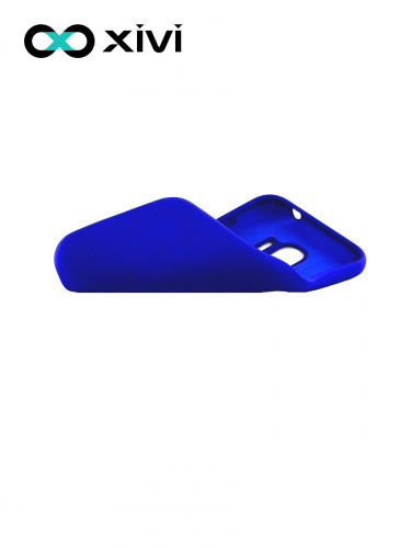 Накладка задняя Xivi для SAMSUNG Galaxy J2 2018 J250G, Silicon Case, силикон, матовая, №47, цвет синий 6
