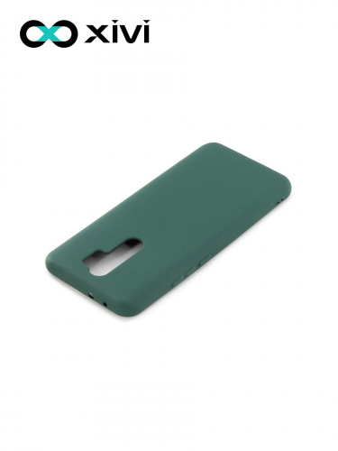 Накладка задняя Xivi для XIAOMI Redmi 9, Silicon Case, силикон, матовая, №46, цвет изумрудный 4