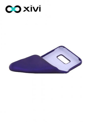Накладка задняя Xivi для SAMSUNG Galaxy S8, Silicon Case, силикон, матовая, №17, цвет фиолетовый 6