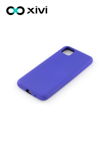 Накладка задняя Xivi для HUAWEI Y5P 2020 HONOR9S, Silicon Case, силикон, матовая, №47, цвет синий 3
