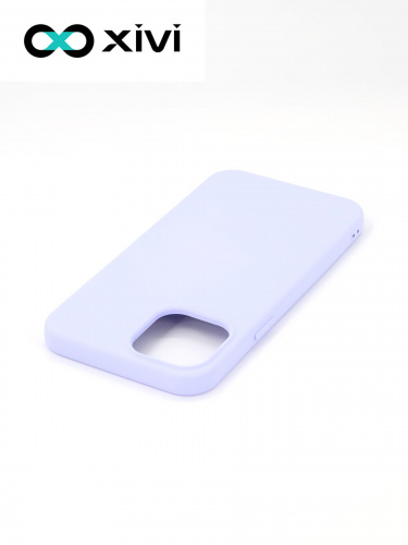 Накладка задняя Xivi для APPLE iPhone 12 6.1 6.1 Pro, Silicon Case, силикон, матовая, №11, цвет лавандовый 4
