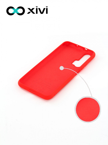 Накладка задняя Xivi для HUAWEI HONOR 20 PRO, Silicon Case, силикон, матовая, №4, цвет морковный 2