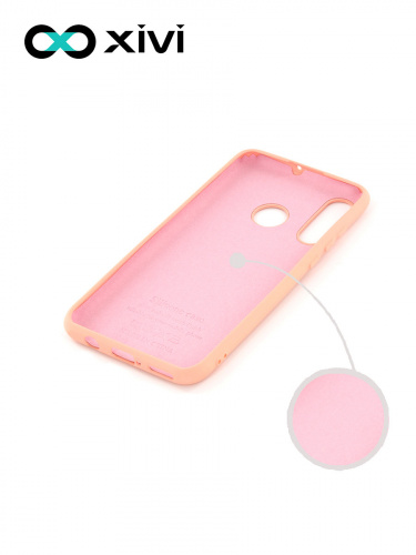 Накладка задняя Xivi для HUAWEI P30 Lite Nova 4E, Silicon Case, силикон, матовая, №39, цвет бежевый 2