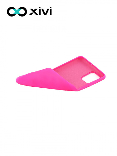 Накладка задняя Xivi для SAMSUNG Galaxy A31, Silicon Case, силикон, матовая, №64, цвет фуксия 6