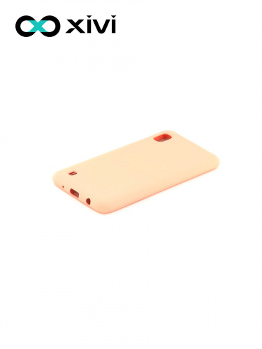 Накладка задняя Xivi для SAMSUNG Galaxy A10 A105, Silicon Case, силикон, матовая, №30, цвет розовый 3