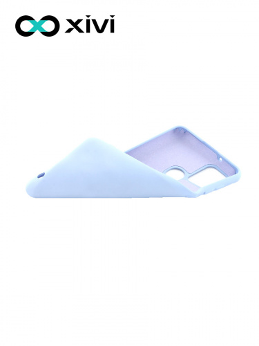 Накладка задняя Xivi для SAMSUNG Galaxy A21S, Silicon Case, силикон, матовая, №42, цвет сиреневый 6