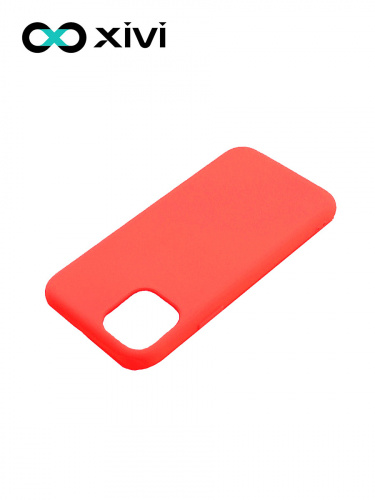 Накладка задняя Xivi для APPLE iPhone 11 Pro, Silicon Case, силикон, матовая, №4, цвет морковный 4