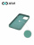 Накладка задняя Xivi для APPLE iPhone 12 5.4, Silicon Case, силикон, матовая, №46, цвет изумрудный 2