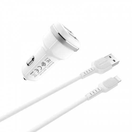 borofone-bz13-extreme-dual-port-car-charger-set-lightning-cable-wire