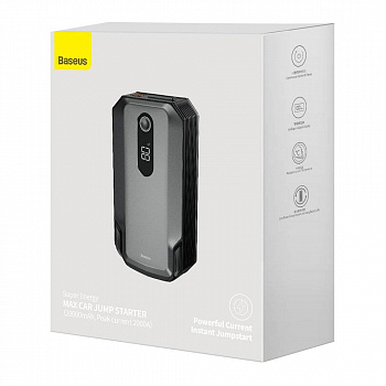 Автомобильный стартер Baseus, CGNL020001, Super Energy, пластик, 20000mAh, чёрный